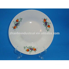 Porcelain Soup dish, White dish, Round Plates